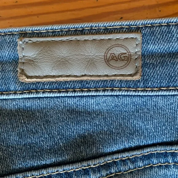 AG Adriano Goldschmied Super Skinny Ankle Light Blue Denim Size 26 R - Picture 4 of 10